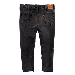 Levis 514 Straight Fit Jeans Size 38 x 32 Black Medium Wash Denim Classic Style